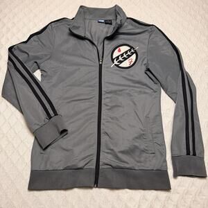 STAR WARS BOBA FETT Mandalorian Sport Track Jacket Mens Medium